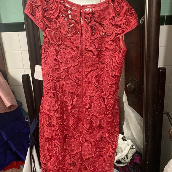 Adrianna Papell new dress size 10 salmon color for women - Picture 5 of 8